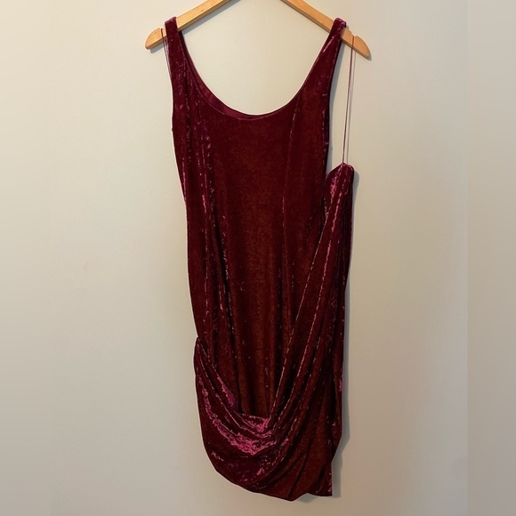 Aidan Mattox Velvet Dress Size 6 - Picture 3 of 5